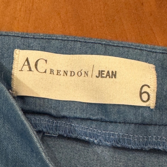 AC Rendon Girls Tween/ Women's Light Denim-Cotton Ruffle Skort Sz 6 -EUC - Picture 5 of 6